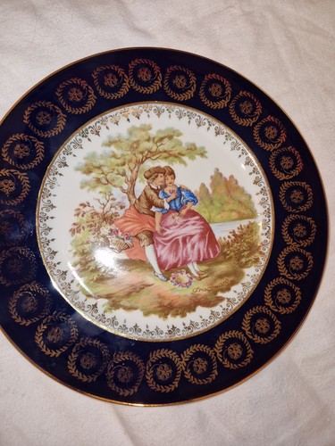Vintage limoges france cobalt - vintage,