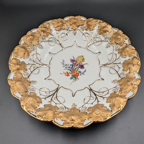 Antique meissen gilt - 10.5",