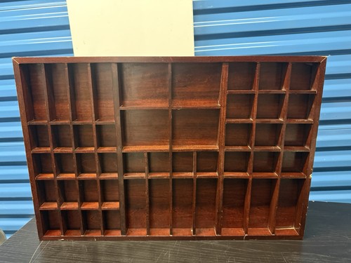 Pottery barn large wood shadow - pottery,