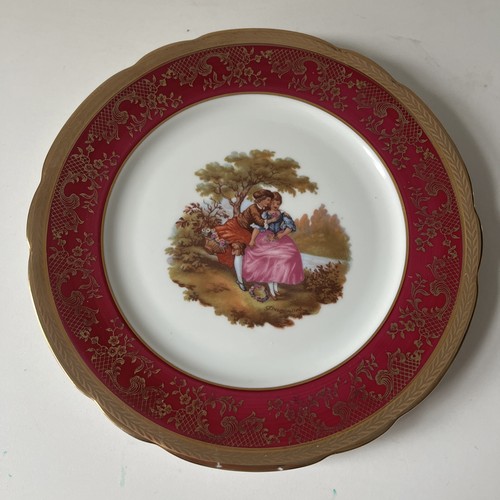 Limoges plate 20cm dia - 20cm,