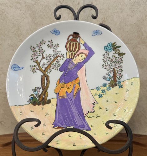 Hand painted gural - painted, porselen