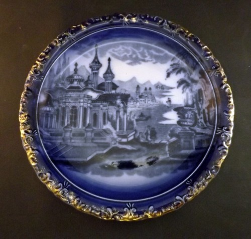 Victorian flow blue - blue, /