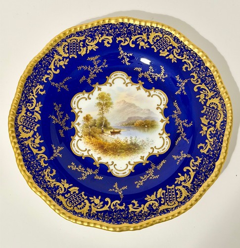Antique coalport cabinet plate - antique,